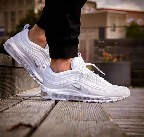 nike 97 weiß on feet|AIR MAX 97 ON FEET (All White) .